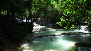 Kuang Si waterfall, Luang Prabang, Laos